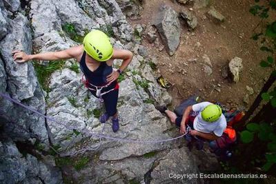 Bautismo de escalada en roca